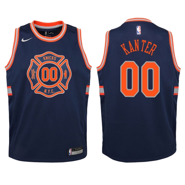 Youth New York Knicks #00 Enes Kanter City Jersey