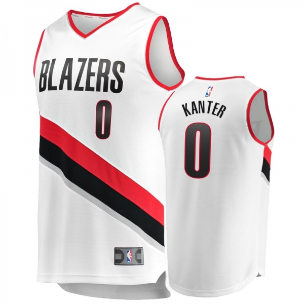 Youth Portland Trail Blazers #0 Enes Kanter Icon Jersey