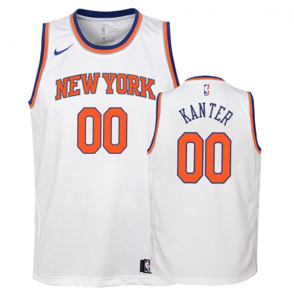 Youth New York Knicks #00 Enes Kanter Association Jersey