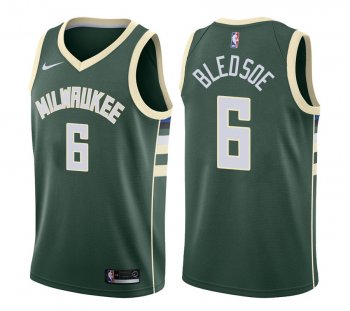 Milwaukee Bucks Eric Bledsoe #6 Green 2017-18 Icon Jersey