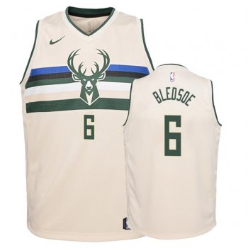 Youth Milwaukee Bucks #6 Eric Bledsoe City Jersey