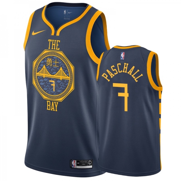 Golden State Warriors #7 Eric Paschall City Jersey