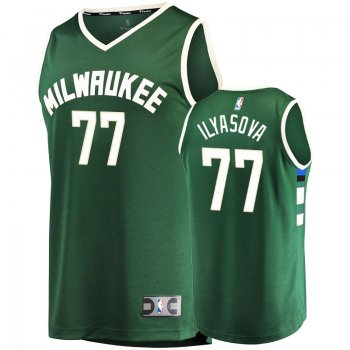 Milwaukee Bucks #77 Ersan Ilyasova Icon Jersey