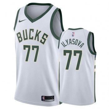 Milwaukee Bucks #77 Ersan Ilyasova Association Jersey