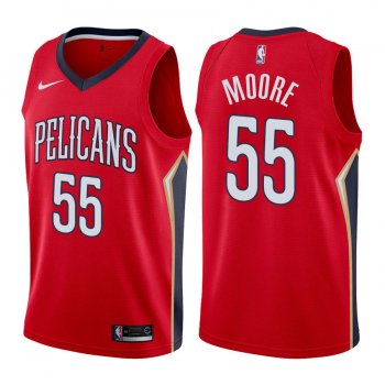 New Orleans Pelicans #55 E'Twaun Moore Statement Jersey