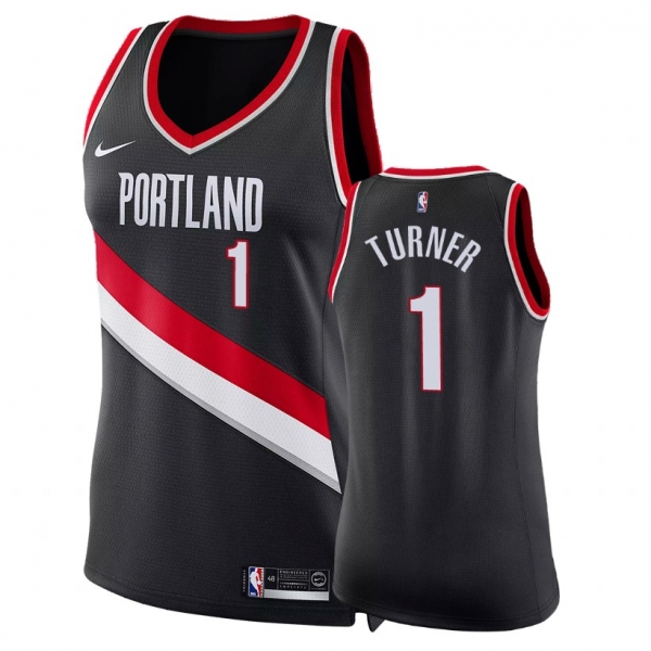 Women's Portland Trail Blazers #1 Evan Turner Icon Jersey