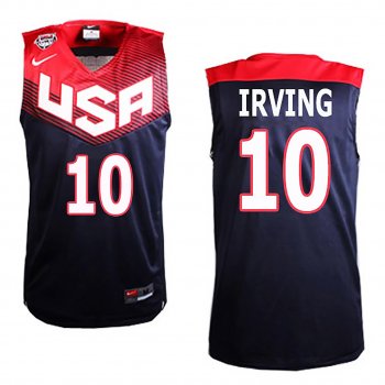 USA Team #10 Kyrie Irving Hardwood Classics Jersey