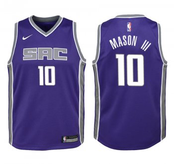 Youth Sacramento Kings #10 Frank Mason III Icon Jersey