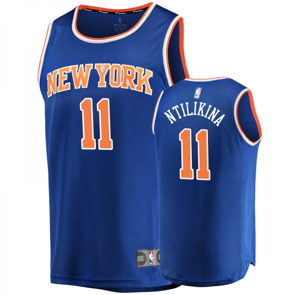 New York Knicks #11 Frank Ntilikina Icon Jersey