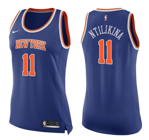 Women's New York Knicks #11 Frank Ntilikina Icon Jersey