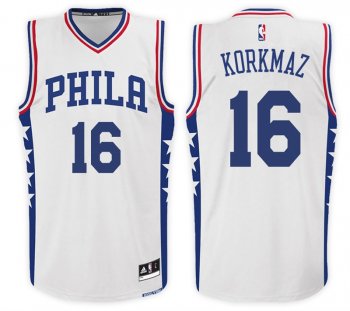 Philadelphia 76ers #16 Furkan Korkmaz Home Jersey