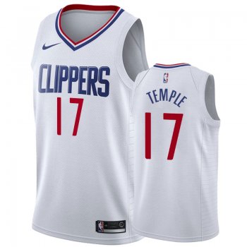 Los Angeles Clippers Garrett Temple #17 White 18-19 Association Jersey