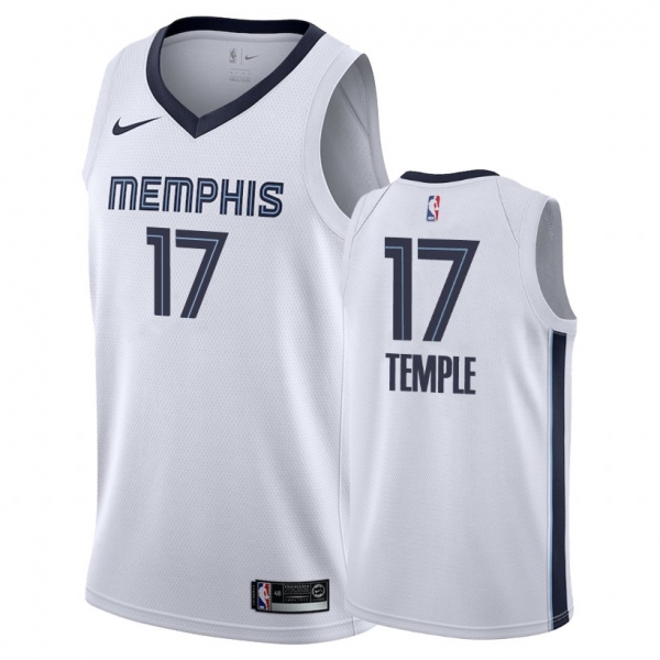 Memphis Grizzlies Garrett Temple #17 White 2018-19 Association Edition Jersey