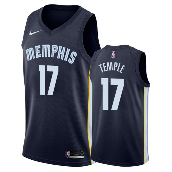 Memphis Grizzlies Garrett Temple #17 Navy Icon Jersey