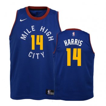 Youth Denver Nuggets #14 Gary Harris Statement Jersey