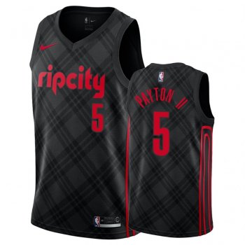 Portland Trail Blazers #5 Gary Payton II City Jersey