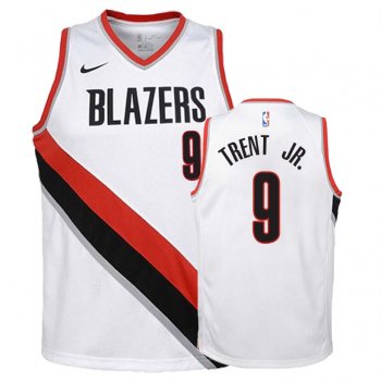 Youth Portland Trail Blazers #9 Gary Trent Jr. Association Jersey