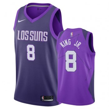 Phoenix Suns George King Jr. #8 Purple City Jersey