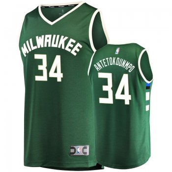 Milwaukee Bucks #34 Giannis Antetokounmpo Icon Jersey