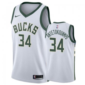 Milwaukee Bucks #34 Giannis Antetokounmpo Association Jersey