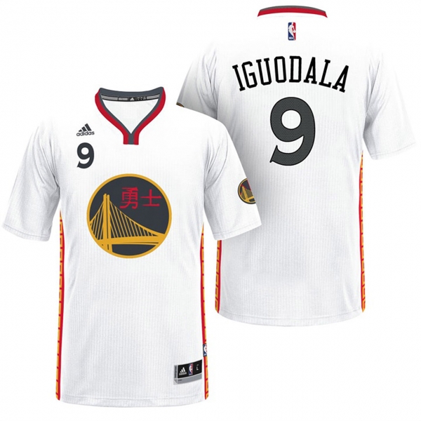 Golden State Warriors Andre Iguodala White 2017 Chinese New Year Swingman Jersey