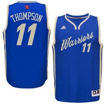 Golden State Warriors #11 Klay Thompson Christmas Jersey