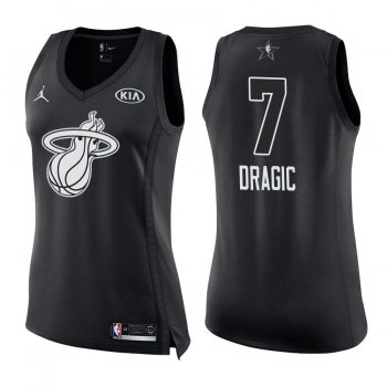 Women's 2018 All-Star Miami Heat Goran Dragic #7 Black Jersey