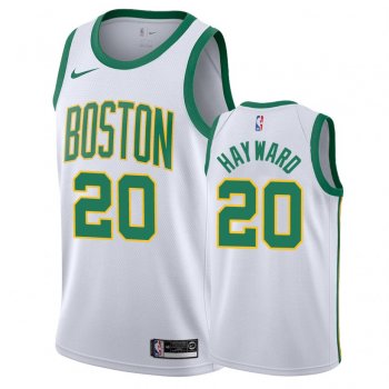 Boston Celtics Gordon Hayward #20 White 2018-19 City Jersey