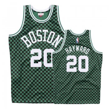 Boston Celtics #20 Gordon Hayward Checkerboard Jersey