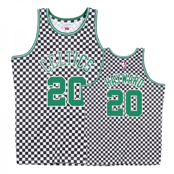 Boston Celtics #20 Gordon Hayward Checkerboard Jersey