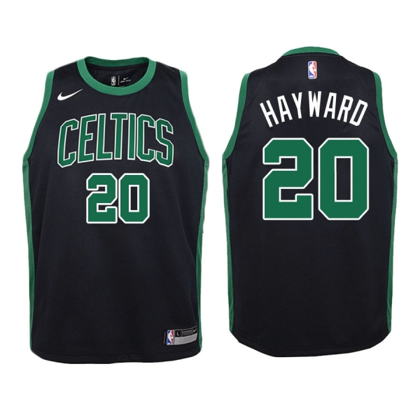 Youth Boston Celtics #20 Gordon Hayward Statement Jersey