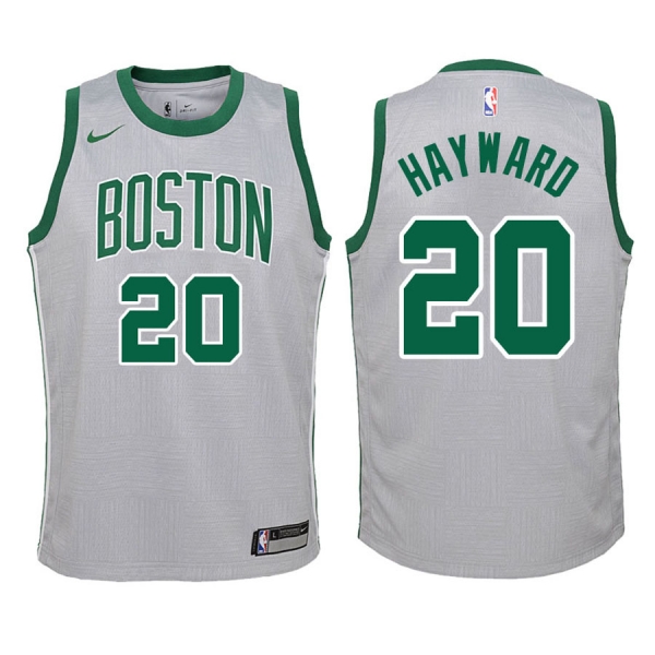 Youth Boston Celtics #20 Gordon Hayward City Jersey