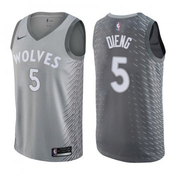 Minnesota Timberwolves #5 Gorgui Dieng City Jersey