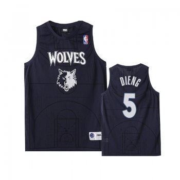 Minnesota Timberwolves #5 Gorgui Dieng Basketball Court Jersey