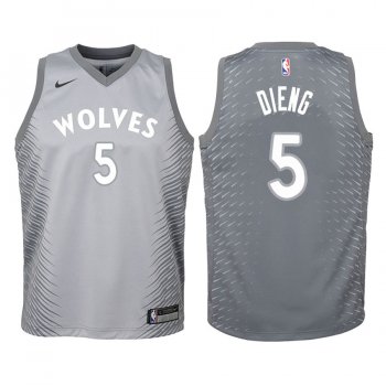 Youth Minnesota Timberwolves #5 Gorgui Dieng City Jersey