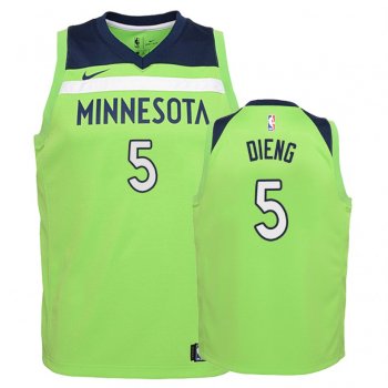 Youth Minnesota Timberwolves #5 Gorgui Dieng Statement Jersey