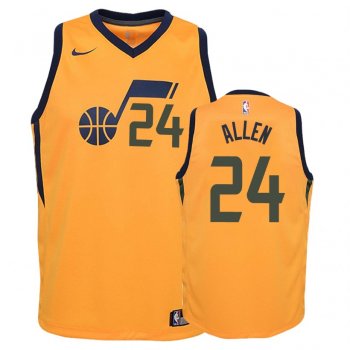 Youth Utah Jazz #24 Grayson Allen Statement Jersey