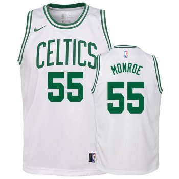 Youth Boston Celtics Greg Monroe #55 White Association Jersey