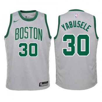 Youth Boston Celtics #30 Guerschon Yabusele City Jersey