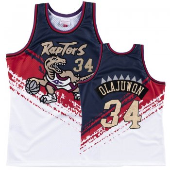 Toronto Raptors #34 Hakeem Olajuwon Independence Day Jersey