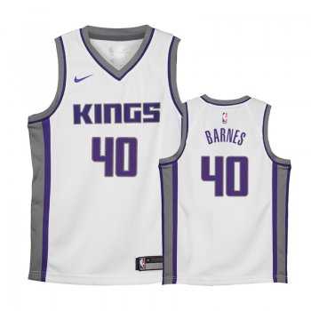 Youth Sacramento Kings #40 Harrison Barnes Association Jersey