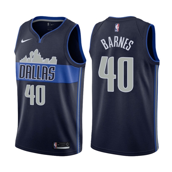 Dallas Mavericks #40 Harrison Barnes Statement Jersey