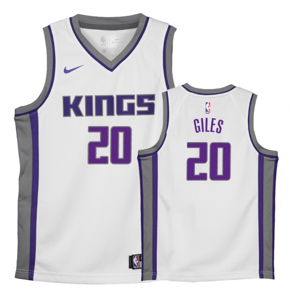 Youth Sacramento Kings #20 Harry Giles Association Jersey