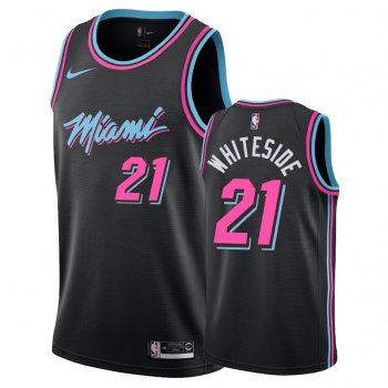 Miami Heat #21 Hassan Whiteside City Jersey