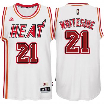 Miami Heat #21 Hassan Whiteside Hardwood Classics Jersey