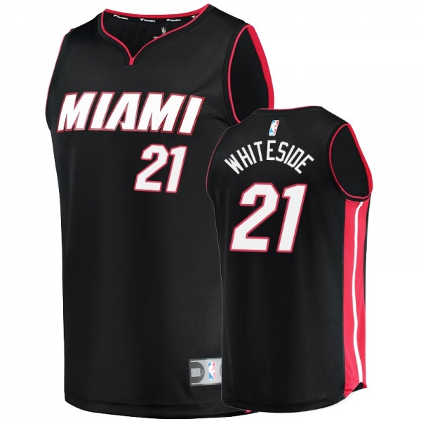 Miami Heat #21 Hassan Whiteside Icon Jersey