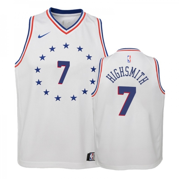 Youth Philadelphia 76ers #7 Haywood Highsmith Earned Jersey