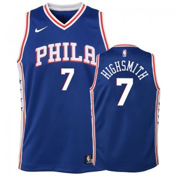 Youth Philadelphia 76ers #7 Haywood Highsmith Icon Jersey