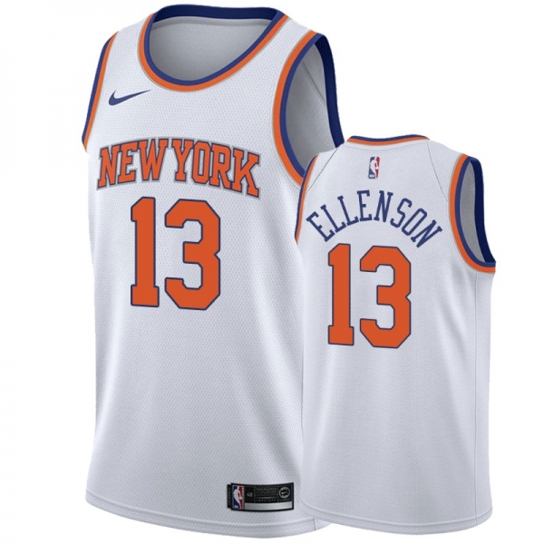 New York Knicks Henry Ellenson #13 White 2018-19 Association Jersey