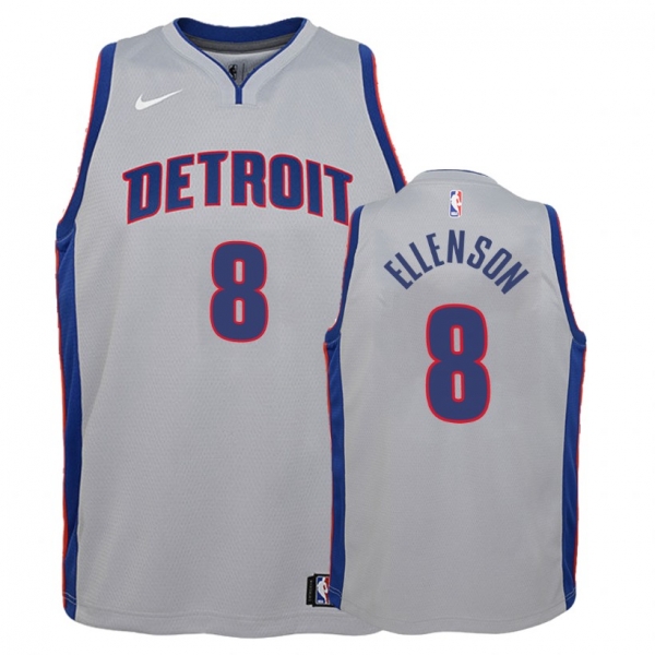 Youth Detroit Pistons #8 Henry Ellenson Statement Jersey